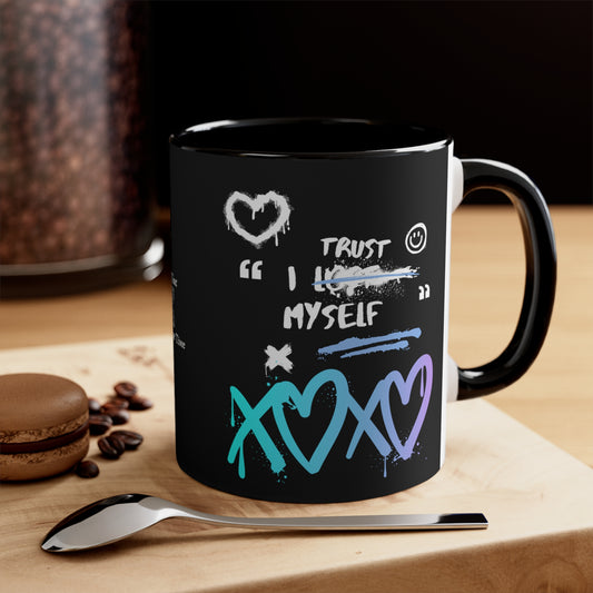 I trust Myself Accent Coffee Mug, 11oz