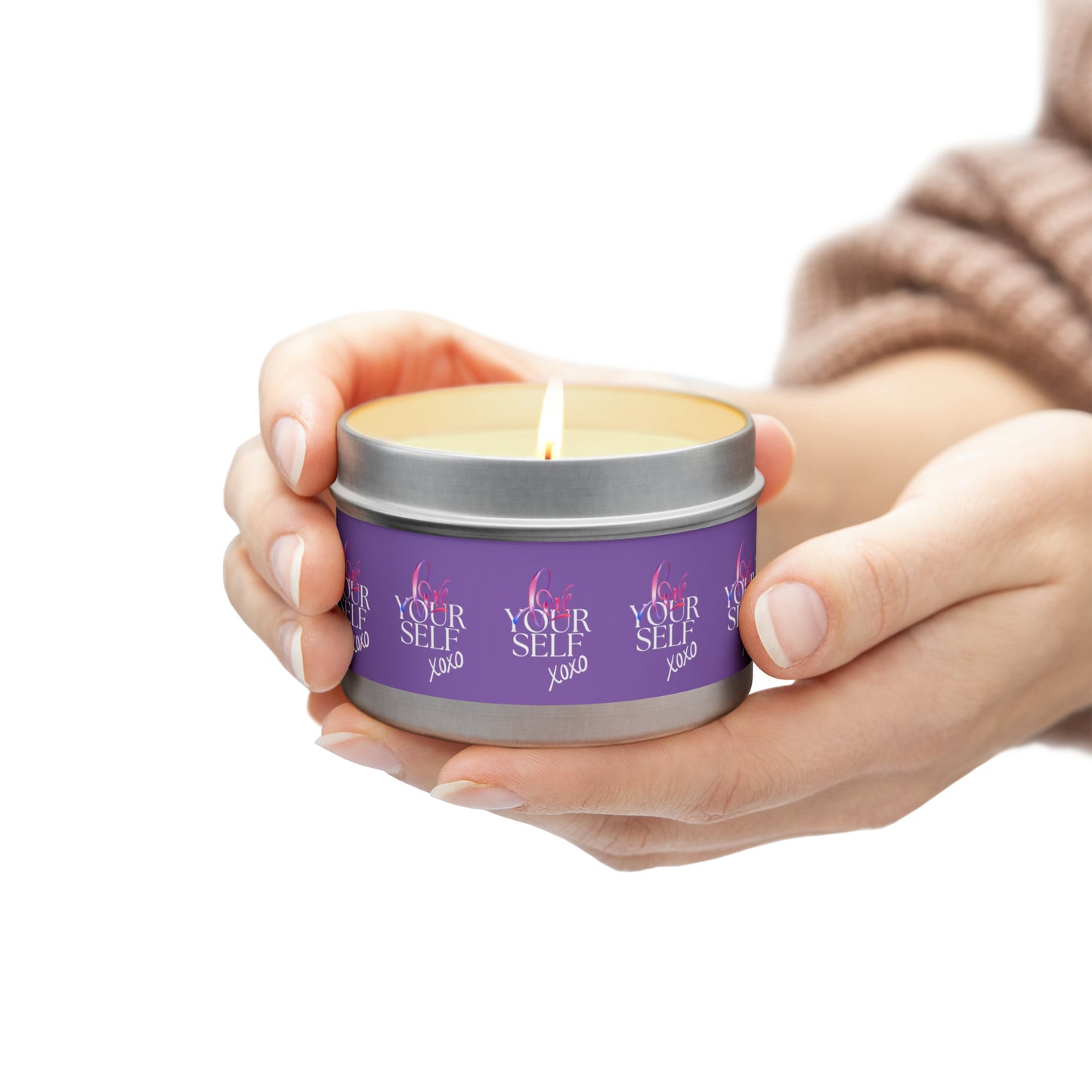 Love YourSelf Tin Candles