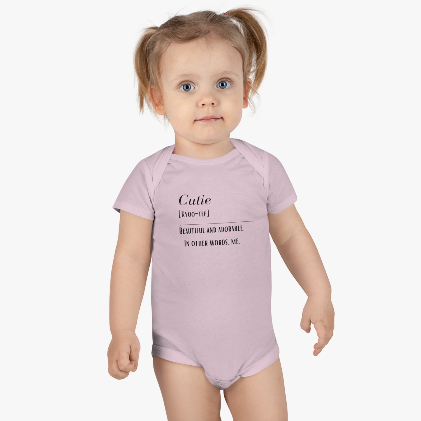 Baby Cutie Beautiful and adorable. In other words, me Onesie®