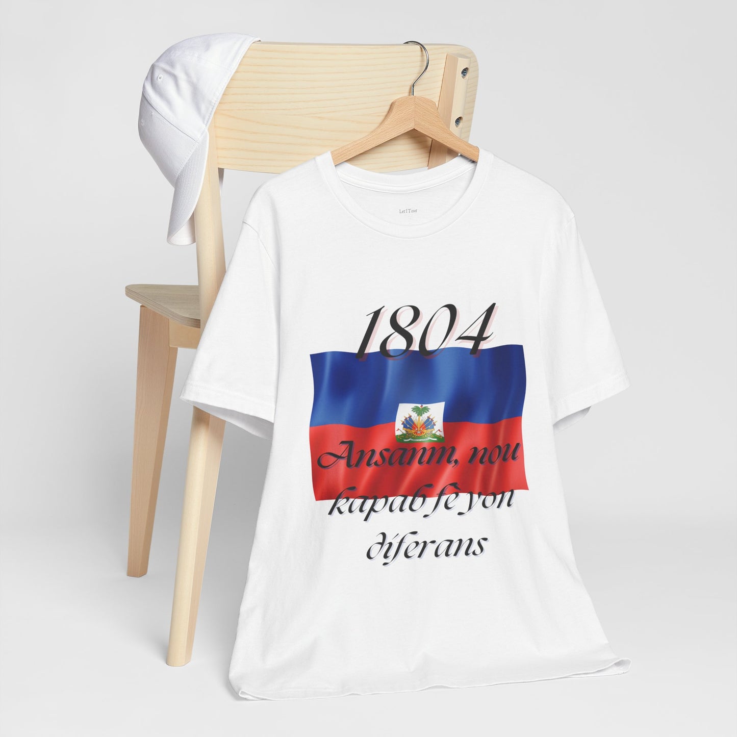 1804 Ansanm, nou kapab fè yon diferans Unisex Jersey Short Sleeve Tee