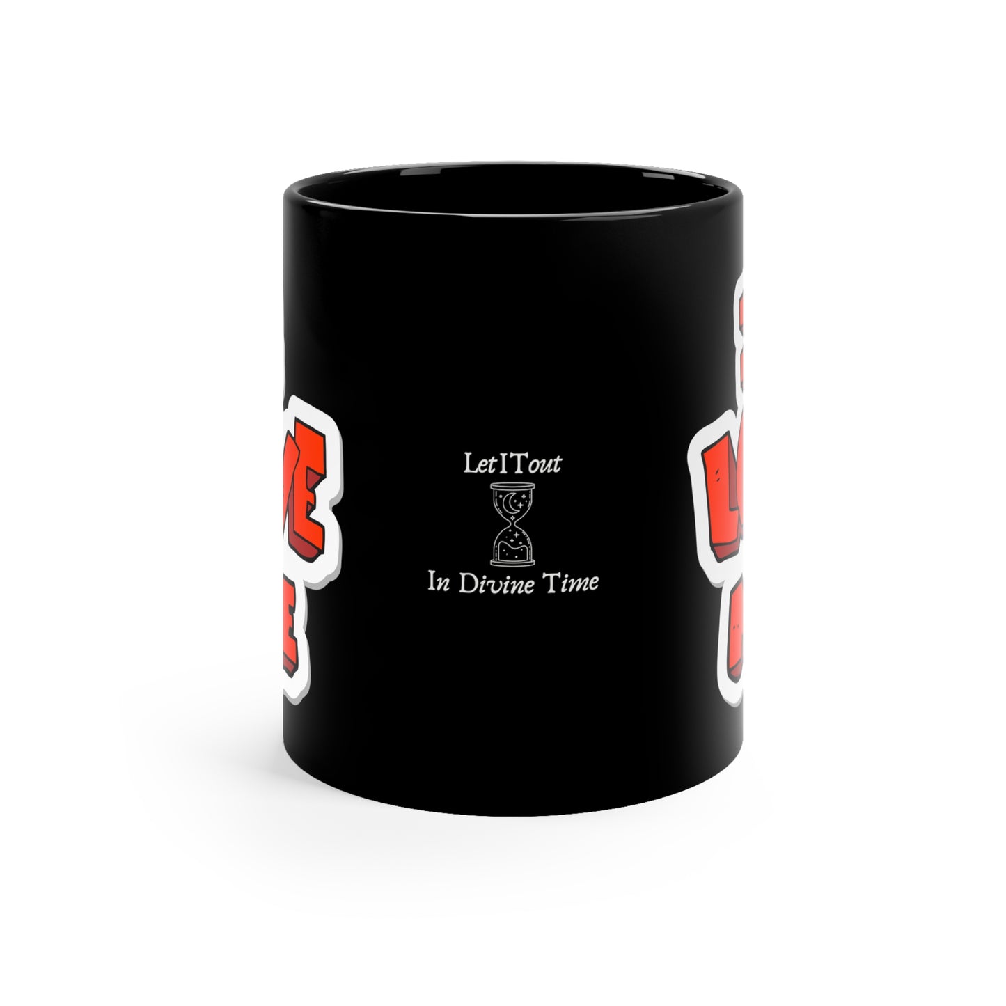 I LOVE ME 11oz Black Mug