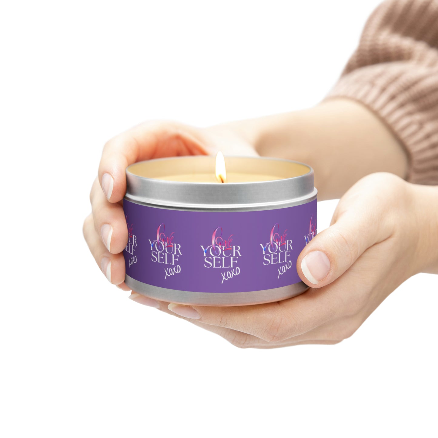 Love YourSelf Tin Candles