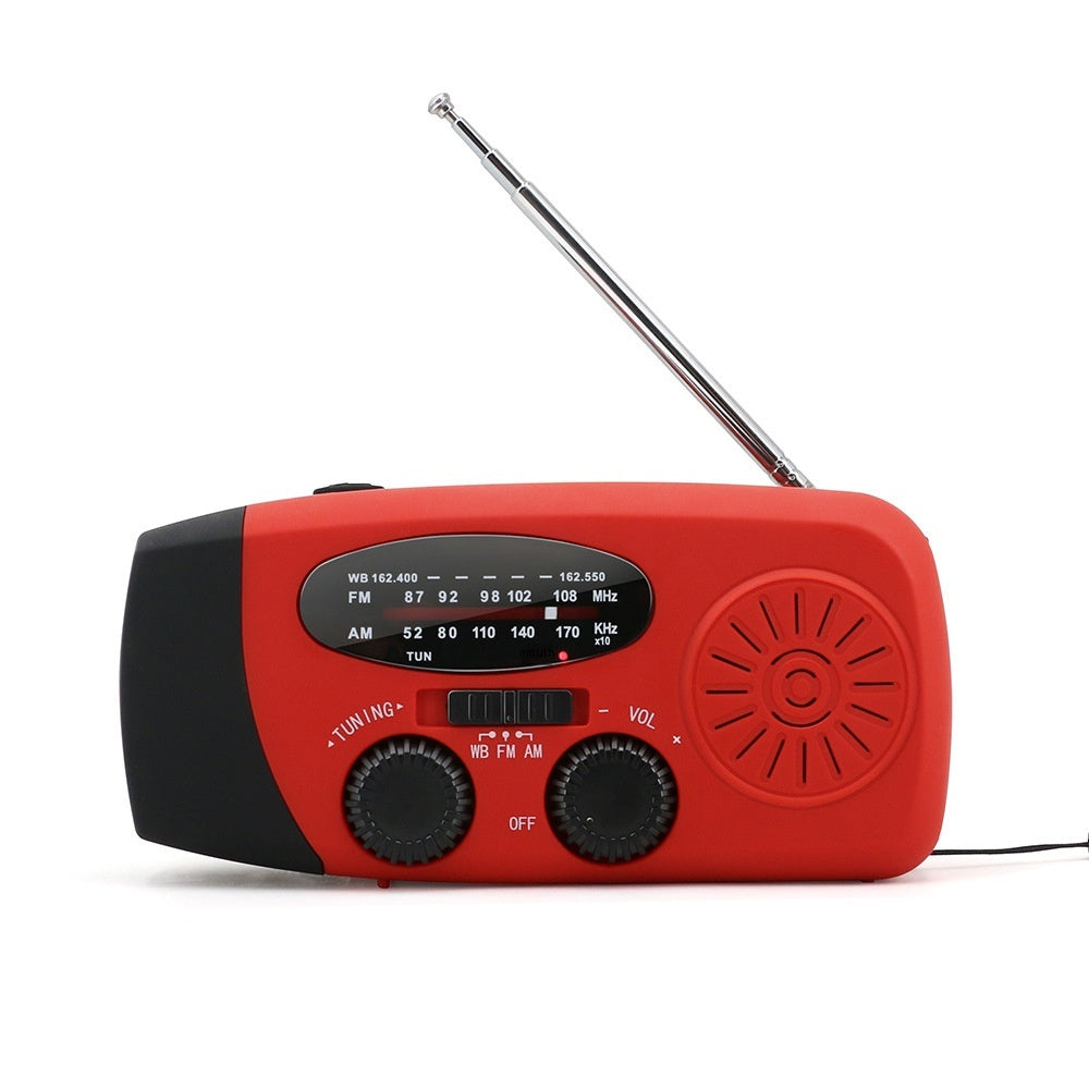 Multi Functional Solar Powered Portable Emergency Radio