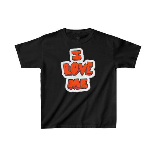 Kids Heavy Cotton™ I LOVE ME Tee shirt