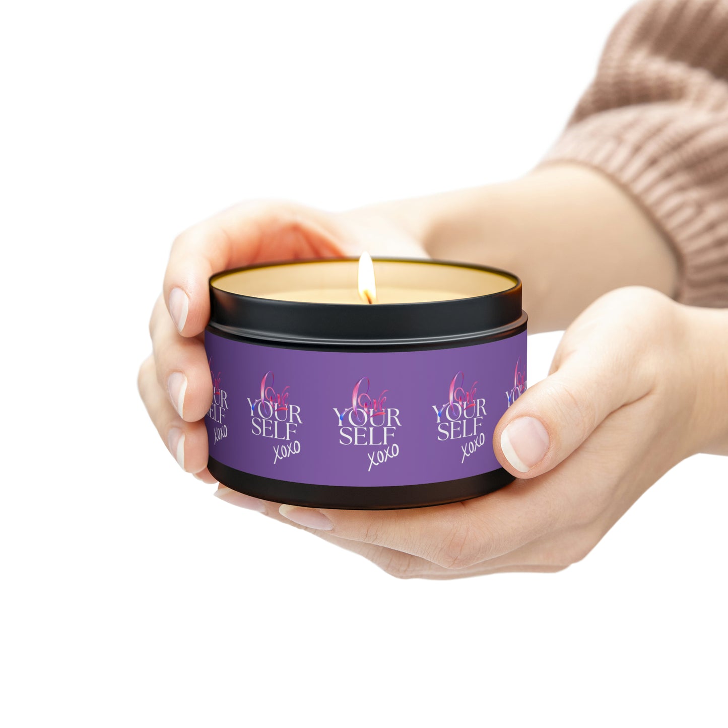 Love YourSelf Tin Candles